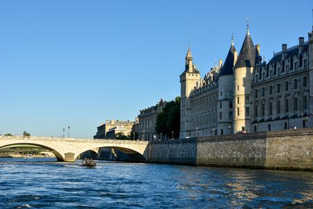 walk in Paris in the capital of France. Along the banks of the Seineの写真素材