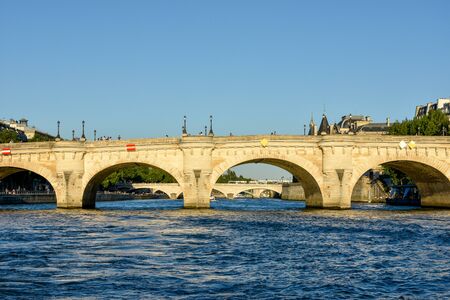walk in Paris in the capital of France. Along the banks of the Seineの写真素材