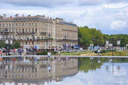 discovery of the city of Bordeaux, treasure of Aquitaine. monument of Franceの写真素材
