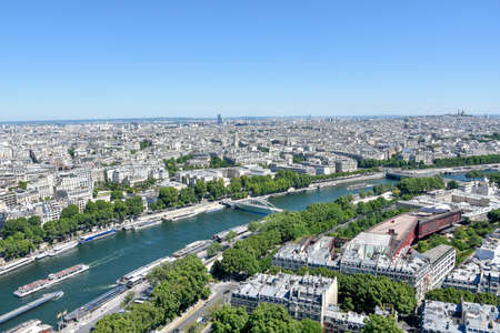 visit of the capital of France and its banks of the Seineのeditorial素材