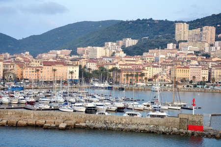 Beautiful landscape of southern Corsica, Ajaccio, Franceのeditorial素材