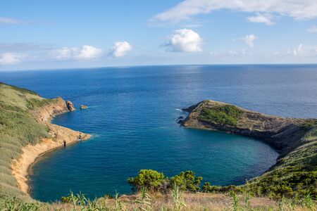 Walk on the Azores archipelago. Discovery of the island of Faial, Azores. Portugal , Horta