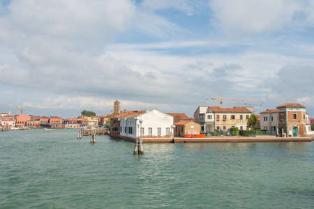 discovery of the city of Venice and Murano. its small canals and romantic alleys, Italyの写真素材