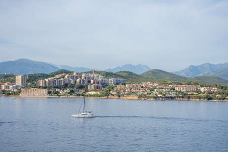 discovery of the island of beauty in southern Corsica in May, Franceの写真素材