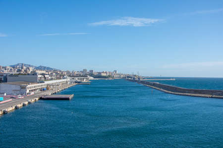 discovery of the harbor of Marseille and the islands of the region in May, Franceの写真素材