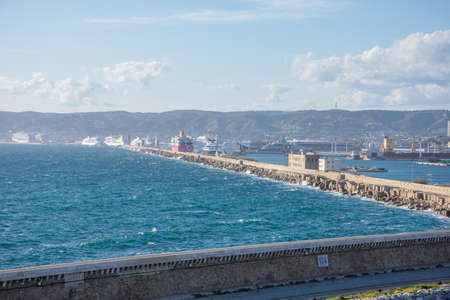 discovery of the harbor of Marseille and the islands of the region in May, Franceの写真素材