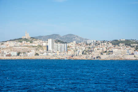 discovery of the harbor of Marseille and the islands of the region in May, Franceの写真素材