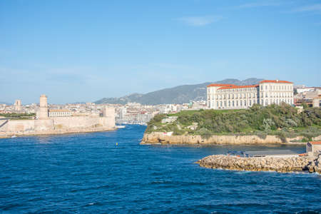 discovery of the harbor of Marseille and the islands of the region in May, Franceの写真素材
