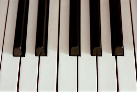 piano keysの写真素材