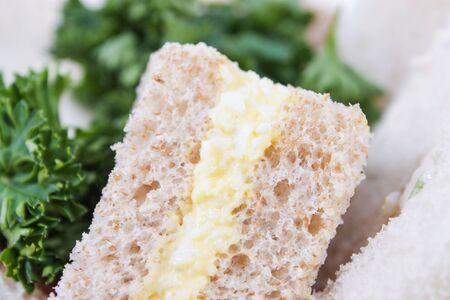 Simple Egg Salad Sandwichの写真素材
