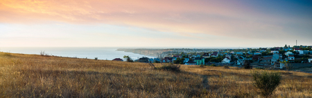 Black Sea sunset landscape. Fiolent cape. Crimea. Ukraineの写真素材