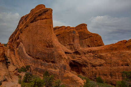 The USA Southwest Arches National Parks are located in eastern Utah, north of the city of Moab in the United States. Its area is 310 km2.の写真素材