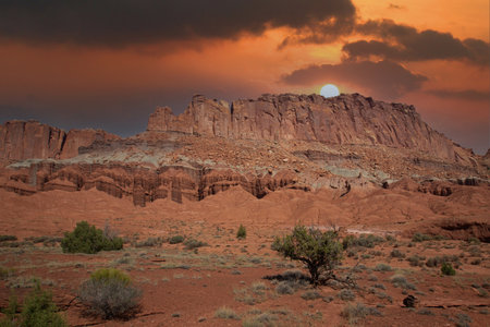 Southwest USA National Parks. Canyonlands National Park is a national park located in southeastern Utah, near the city of Moabの写真素材