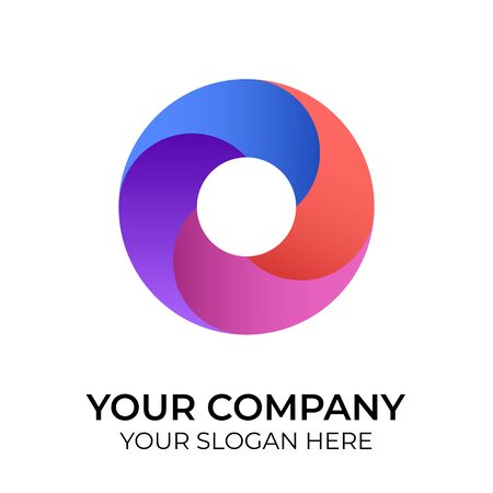 business logo with minimalist concept vector template on white backgroundのイラスト素材