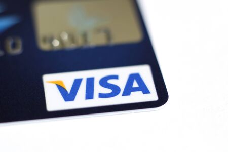 close up of a credit cardの写真素材