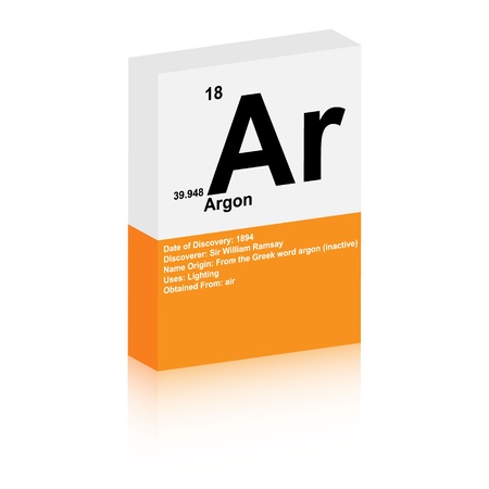 argon symbolのイラスト素材