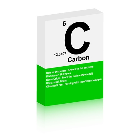 carbon symbolのイラスト素材