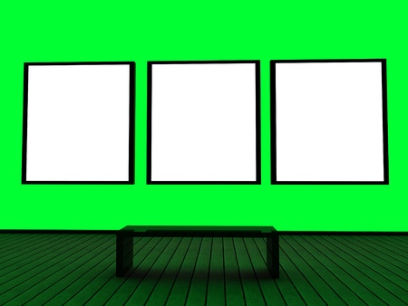 green interior design の写真素材