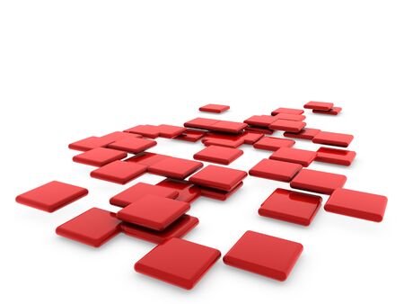 3d red structure の写真素材