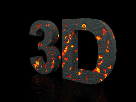 3d of stoneの写真素材