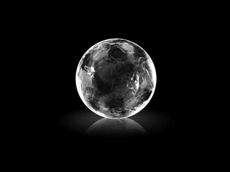 ice globe の写真素材