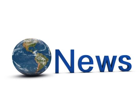 global news conceptの写真素材