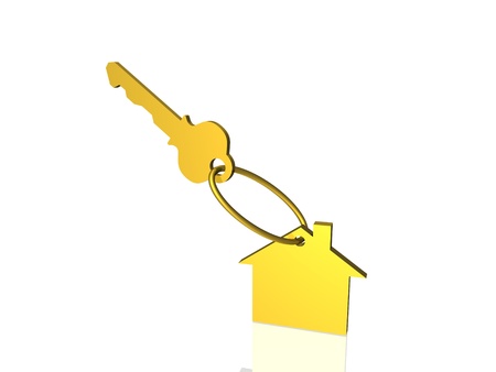 house metallic key の写真素材