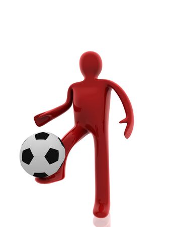 football playerの写真素材