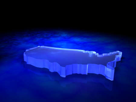 3d map of ice texture