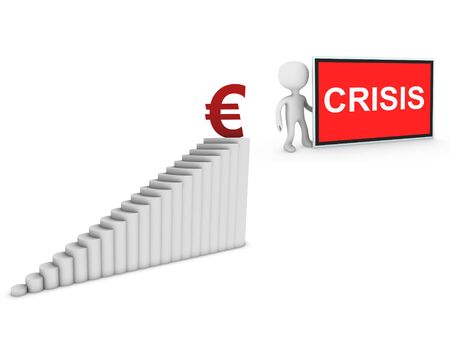 crisis euroの写真素材