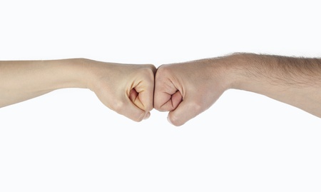 Fist to fistの写真素材
