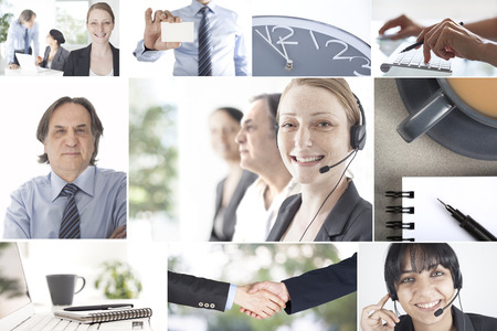 Business Collageの写真素材