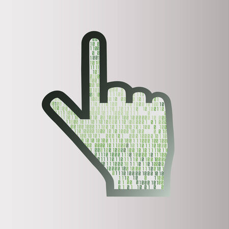 Digital handのイラスト素材