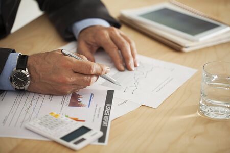 Business person working in office