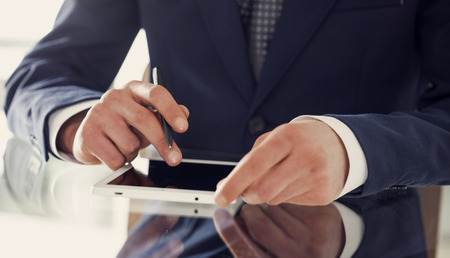 Business person working in officeの写真素材