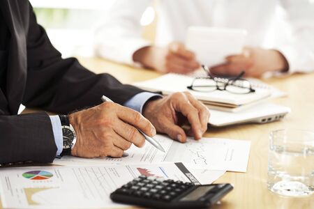 Business people working in office