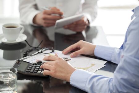 Business people in the officeの写真素材