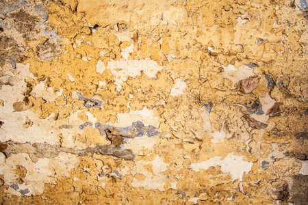 Cracked concrete vintage wallの写真素材