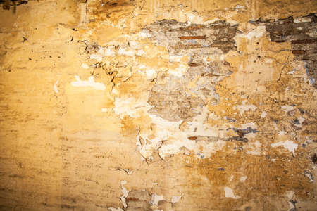 Cracked concrete vintage wallの写真素材