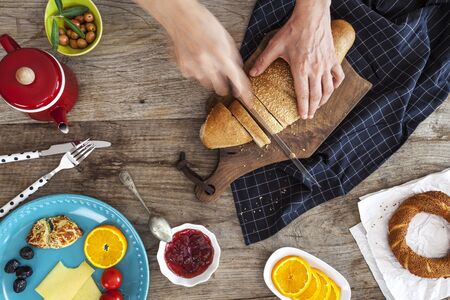Breakfast table