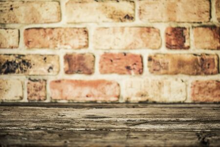 Background of brick wall textureの写真素材