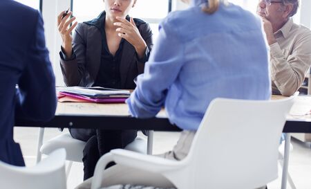 Business people meeting working concept