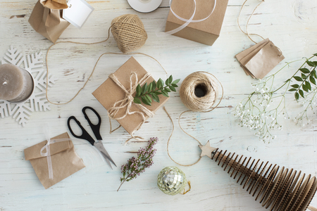 Christmas new year composition conceptの写真素材