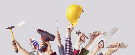 Building tool repair equipmentsの写真素材