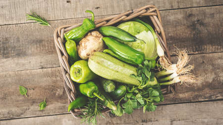 Fresh vegetables healthy food conceptの写真素材