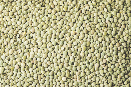 Heap of green lentils textureの写真素材