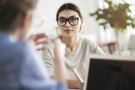 Business people discussion advisor conceptの写真素材