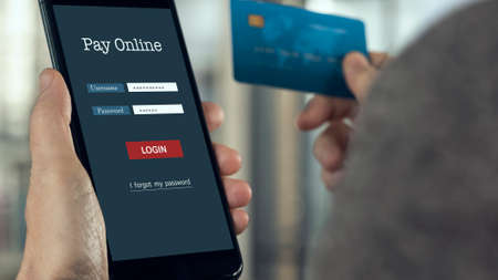 Paying with credit card on mobile phone