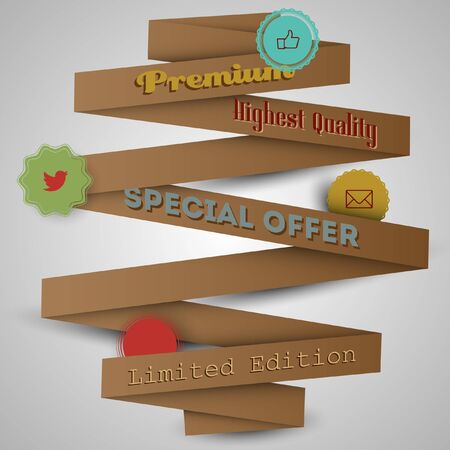 vintage lane templateのイラスト素材