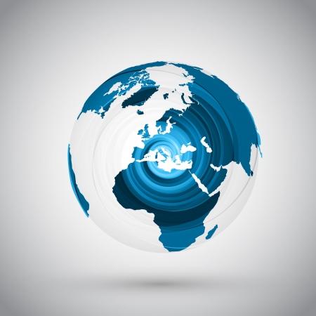 Twirls on Earthのイラスト素材